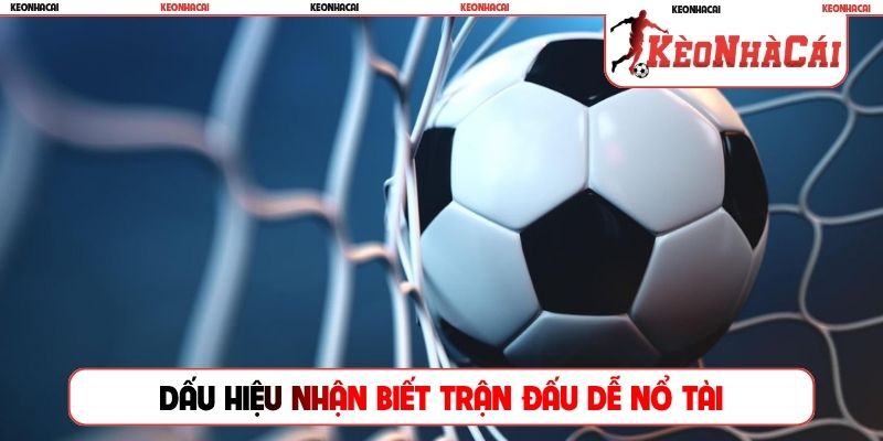 Dấu hiệu nhận biết trận đấu dễ nổ tài