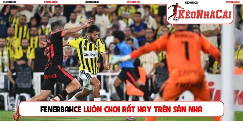 Fenerbahce luôn chơi rất hay trên sân nhà